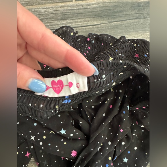 Buddylove black tie top - long sleeve - only worn for pics - Picture 7 of 9